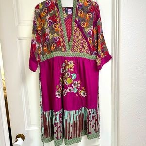 **SOLD Johnny Was Silk Dress